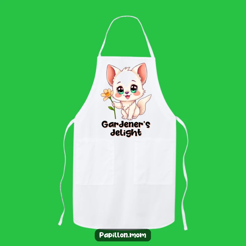 Funny Papillon Apron: Kitchen Helper Papillon Flower Reach - Practical Funny Gift!