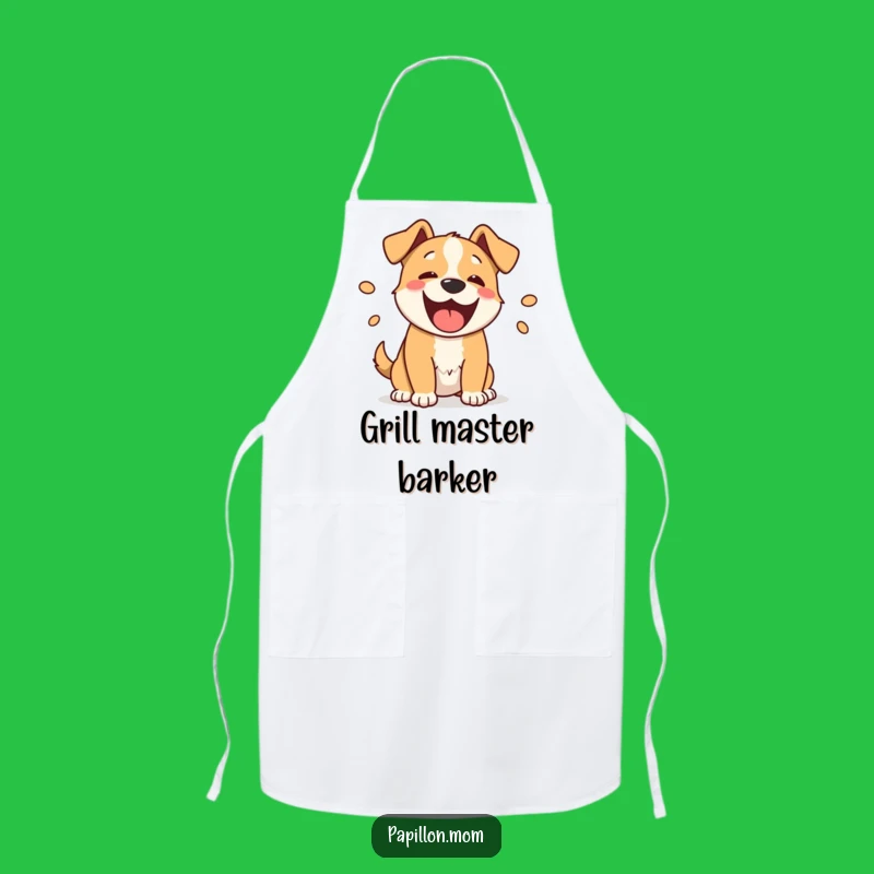 Funny Barking Dog Apron: Cheerful Kitchen Wear, Perfect Humorous Gift for Cooks