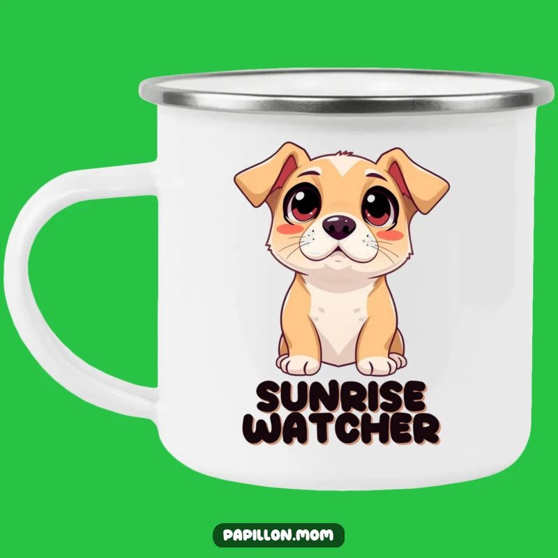Funny Adoring Dog Camping Mug: Durable Drinkware with a Loving Design, Perfect Gift