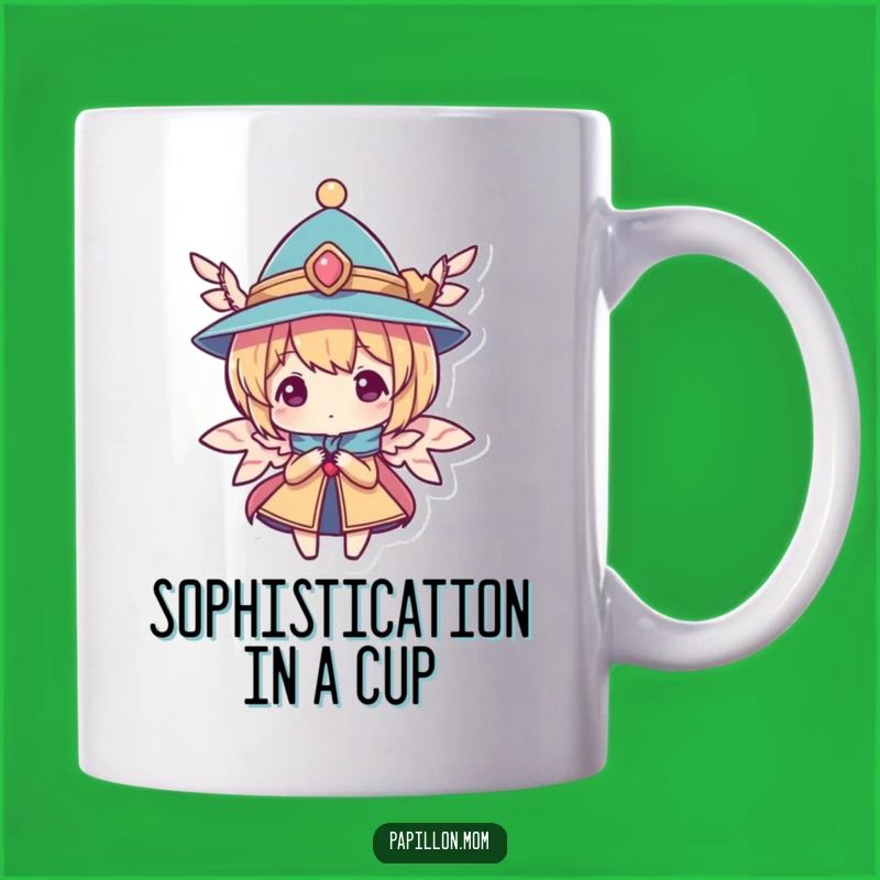 Funny Elegant Hat Character Mug: A Touch of Whimsy for Your Day