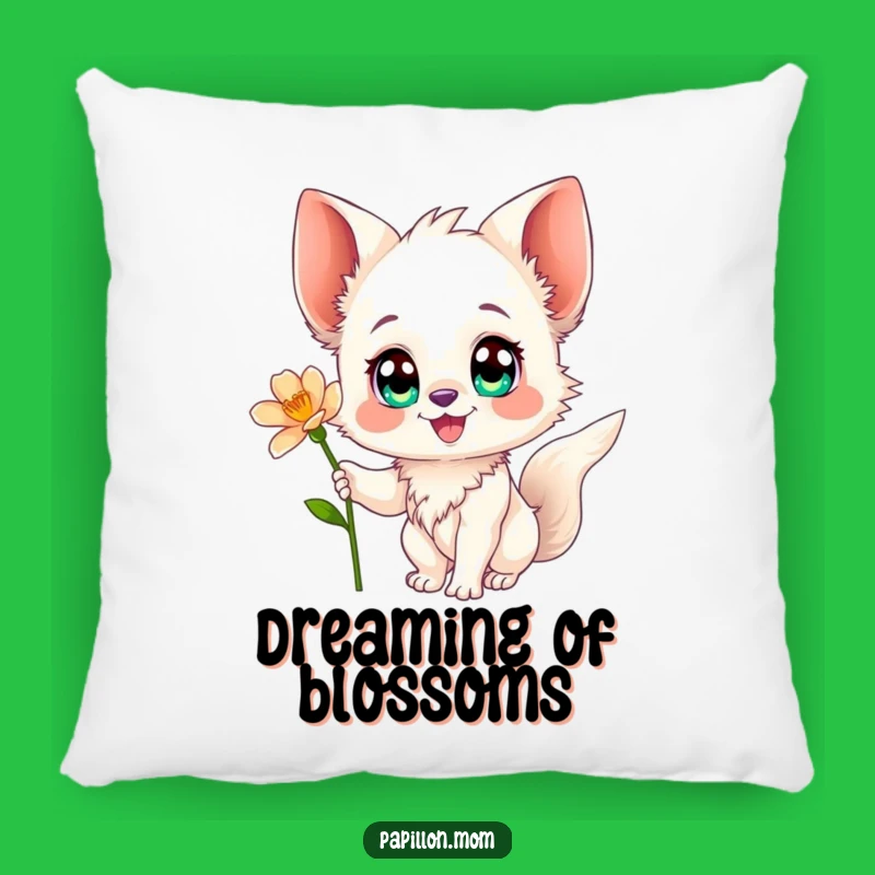 Funny Papillon Pillow: Sweet Papillon Flower Hug - Comfy Funny Gift Accent!