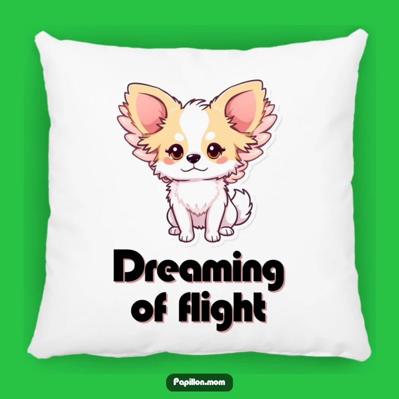 Funny Papillon Angel Wings Pillow - Dreamy Dog Accent Decor