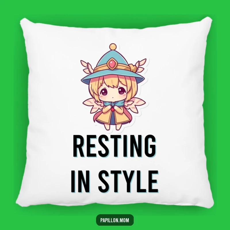 Funny Elegant Hat Character Pillow: Plush Comfort with Style