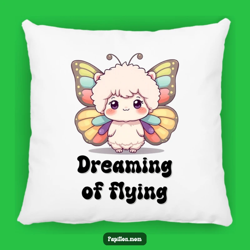 Funny Fluffy Butterfly Wings Pillow - Cozy Whimsical Accent