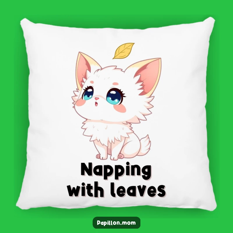 Funny Papillon Leaf Pillow - Cozy Comfort with a Touch of Wonder!