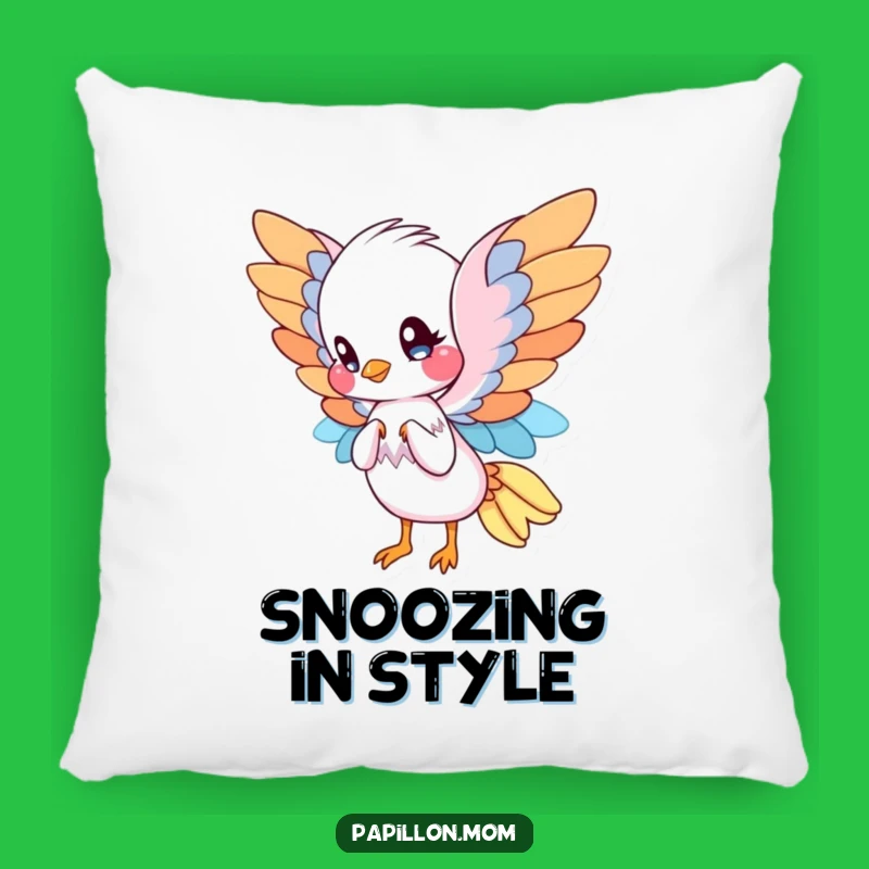 Funny Papillon Pillow: Soft Fanning Dog with Wings Cushion, Cozy Funny Gift