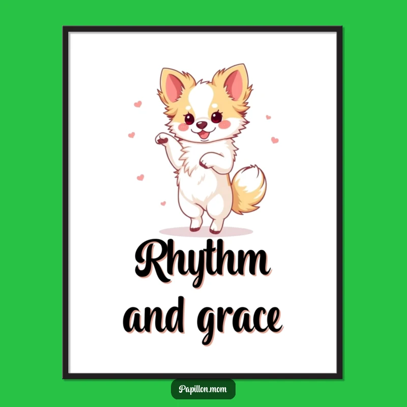 Funny Papillon Dancing Digital Art: Instant Lively Decor!