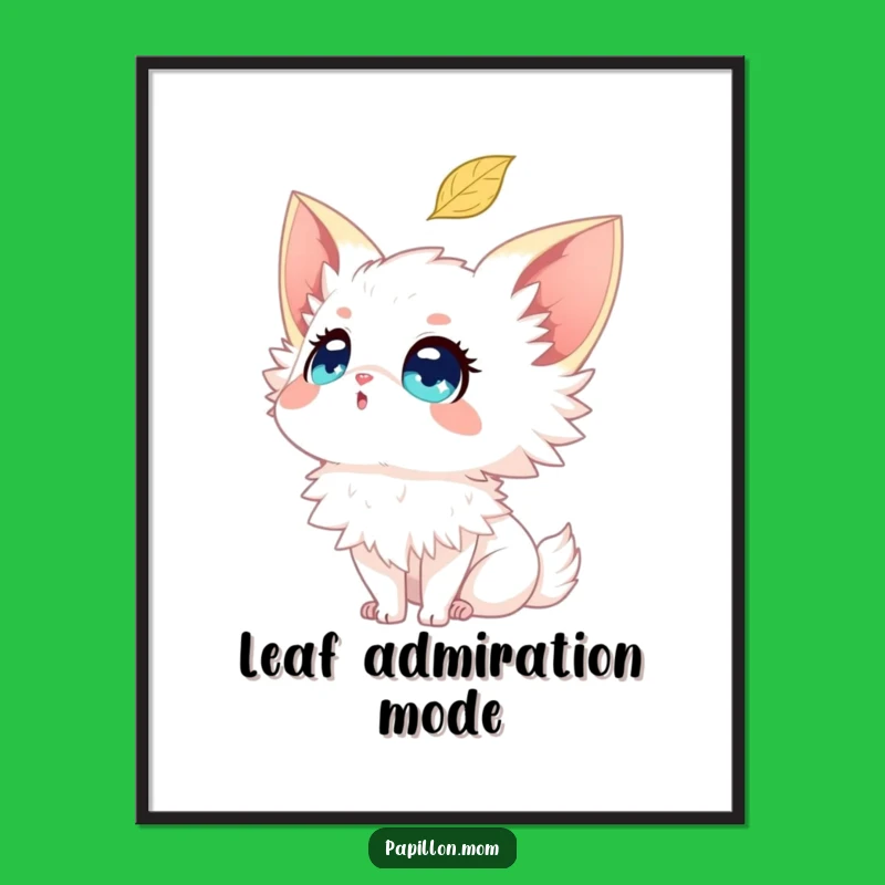 Funny Papillon Leaf Digital Art - Instant Wonder for Your Walls!