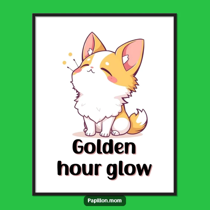 Funny Papillon Sun Digital Art - Instant Calm for Your Walls!