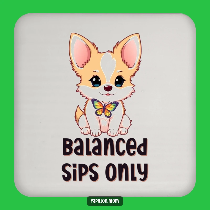 Funny Papillon Butterfly Balance Coasters - Set funny Gift for Party Hosts