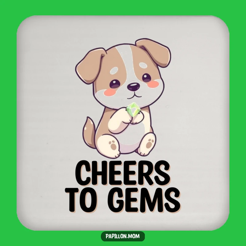 Funny Generous Dog Coasters: Protect Surfaces with Kind Canine Art, Set Gift