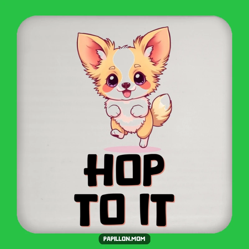 Funny Papillon Hop Coaster - Add a Spring to Your Table!