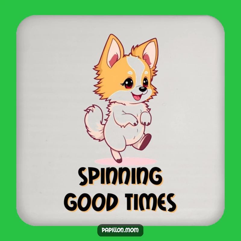 Funny Papillon Twirling Coasters - Dynamic Funny Gift for Party Hosts