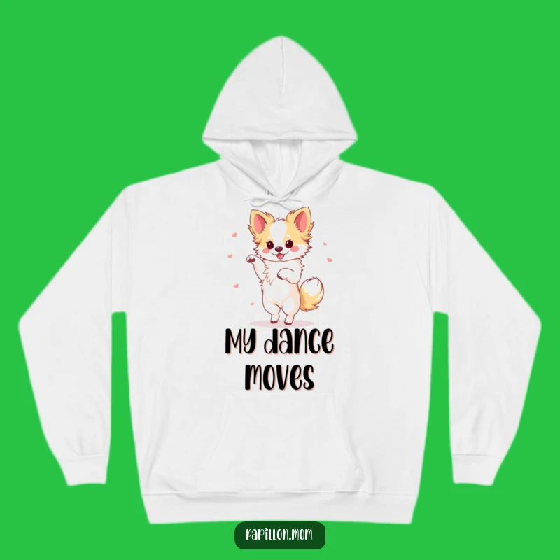 Funny Papillon Dancing Hoodie: Stay Cozy with Humorous Flair!
