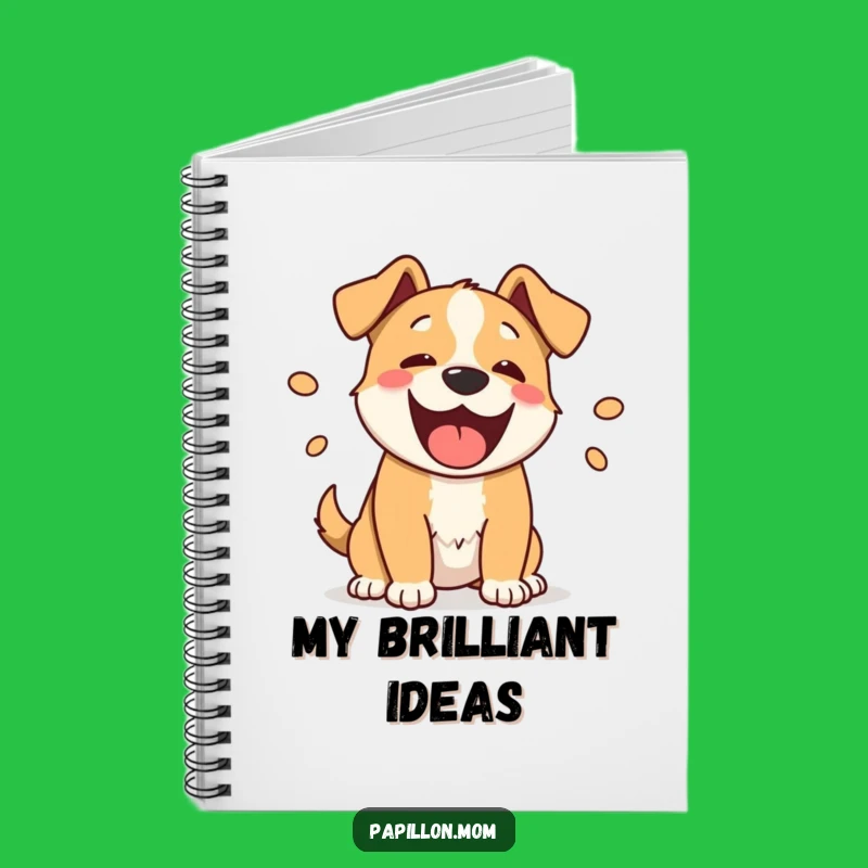 Funny Barking Dog Notebook: Jot Down Ideas with a Humorous Canine Cover, Great Gift