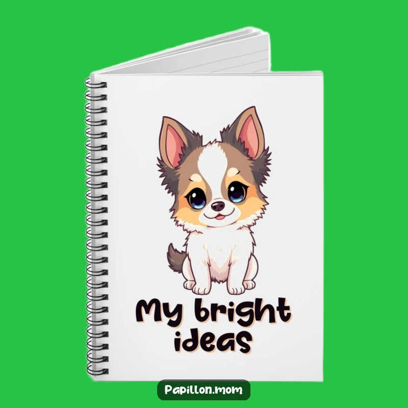 Funny Papillon Curious Expression Notebook - Inspiring Funny Gift for Writers