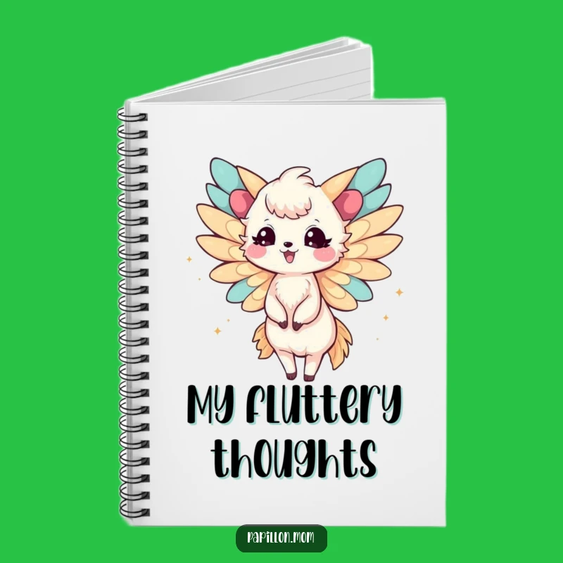 Funny Papillon Lady Notebook: Joyful Fluttering Wings – Jot Down Happy Thoughts!