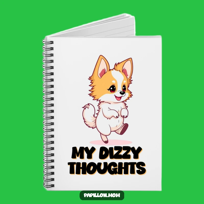 Funny Papillon Twirling Notebook - Inspiring Funny Gift for Journaling