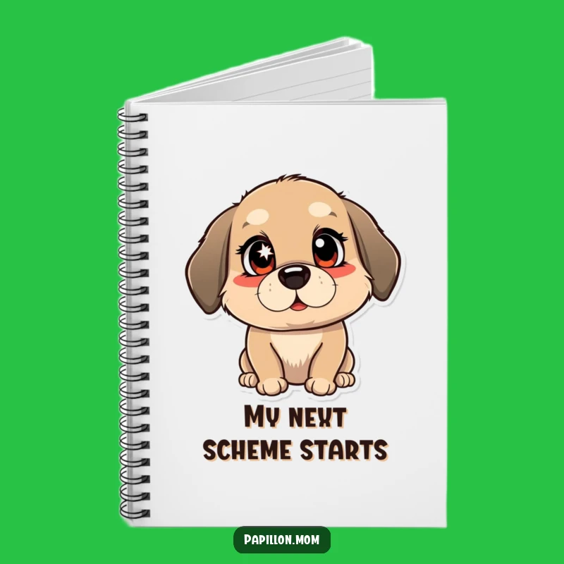 Funny Winking Dog Notebook: Mischievous Sparkle Journal, Great Funny Gift!