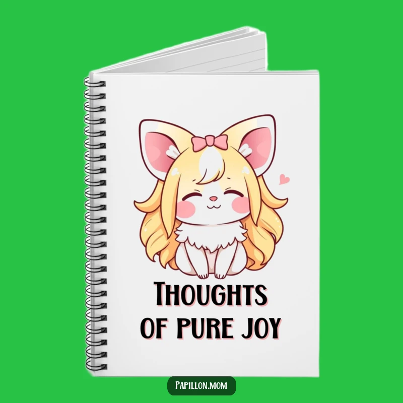Funny Kawaii Papillon Lady Notebook: Jot Down Happy Sighs and Ideas