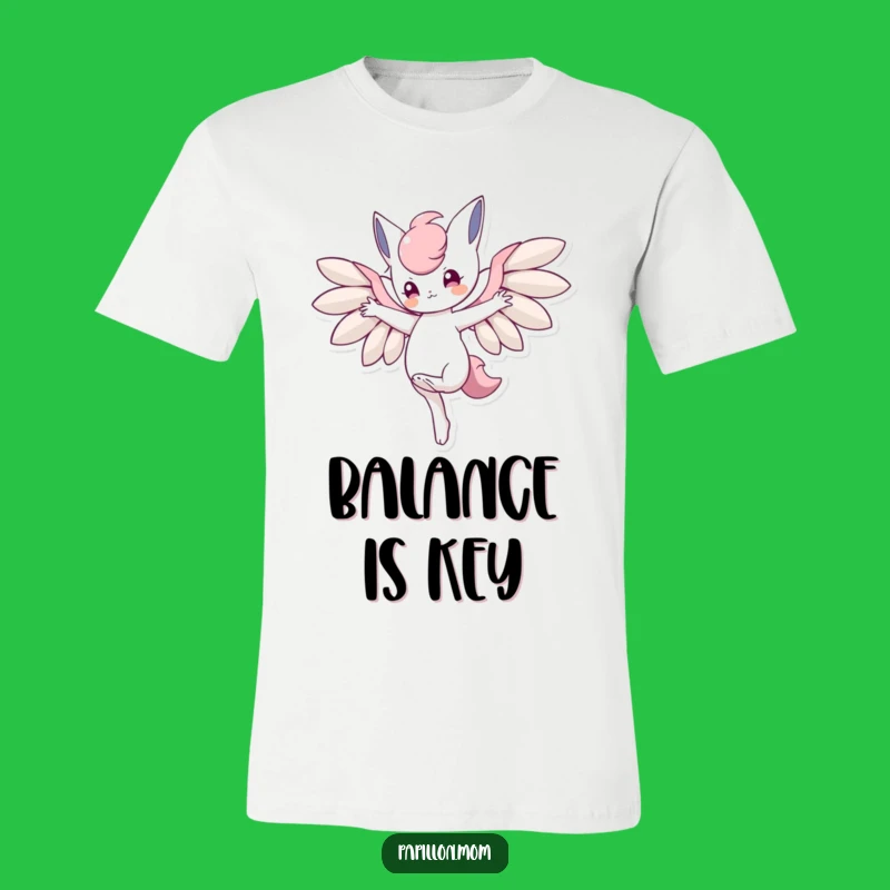 Funny Balancing Character T-Shirt: Show Off Your Skills