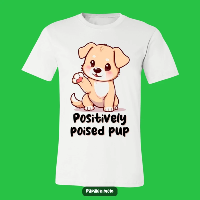 Funny Elegant Dog T-Shirt: Paw Extended, Fantastic Funny Gift!