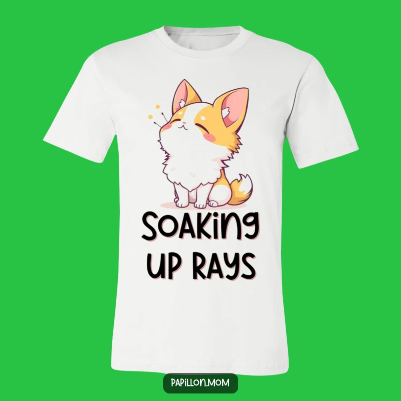 Funny Papillon Sunbeam T-Shirt - Embrace the Zen Life!