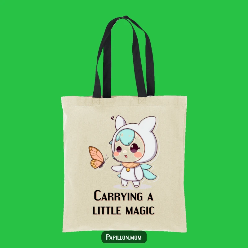 Funny Butterfly Surprise Tote Bag: Durable Character Delight Carry-All, Great Funny Gift