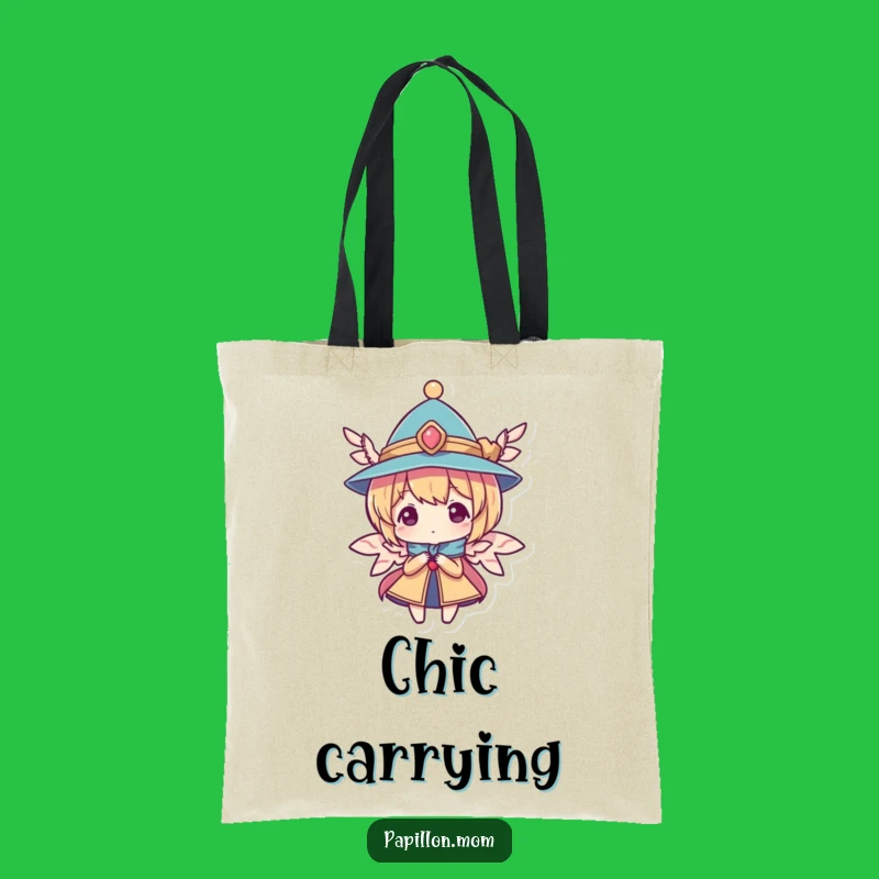 Funny Elegant Hat Character Tote Bag: Carry Your Style Effortlessly